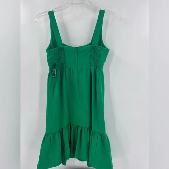 Boston proper Versatile Tiered Short Dress green new size XS - Picture 7 of 8